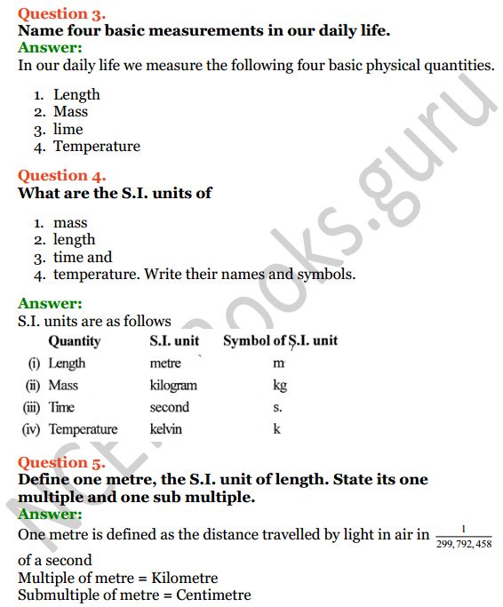 Selina Concise Physics Class 6 ICSE Solutions Chapter 2 Physical Quantities and Measurement 4
