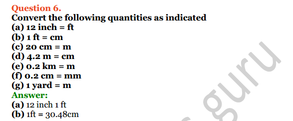 Selina Concise Physics Class 6 ICSE Solutions Chapter 2 Physical Quantities and Measurement 5