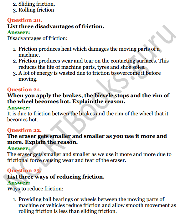 Selina Concise Physics Class 6 ICSE Solutions Chapter 3 Force 9