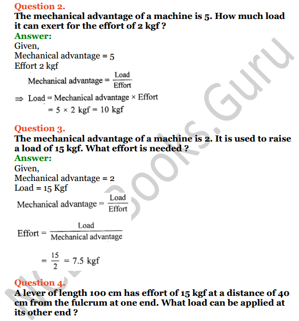 Selina Concise Physics Class 6 ICSE Solutions Chapter 4 Simple Machines 18
