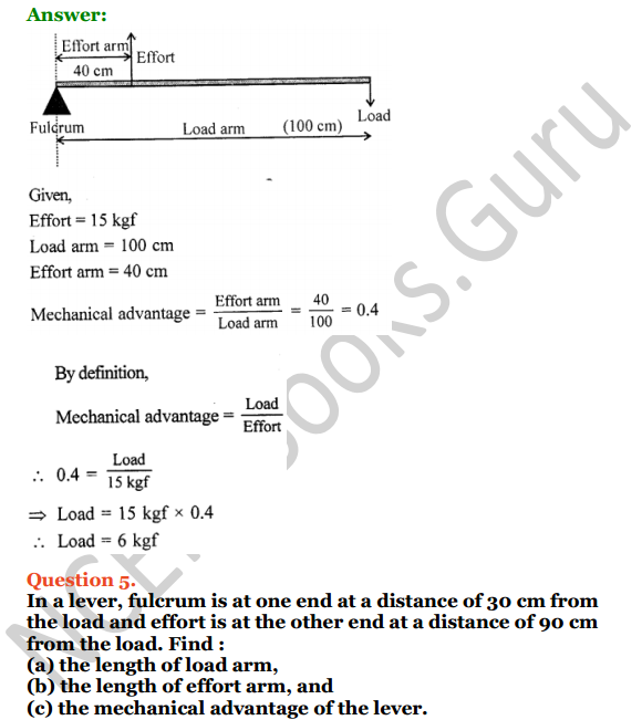 Selina Concise Physics Class 6 ICSE Solutions Chapter 4 Simple Machines 19