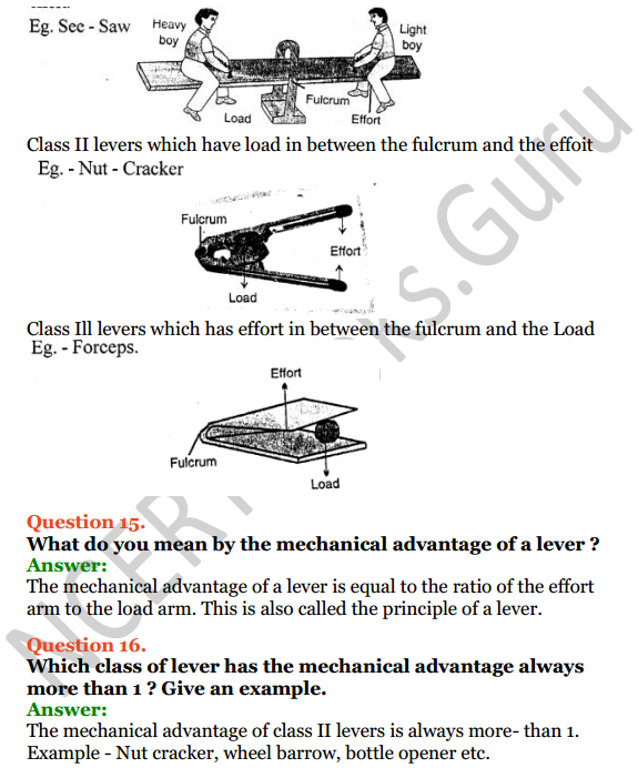 Selina Concise Physics Class 6 ICSE Solutions Chapter 4 Simple Machines 7