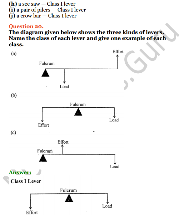 Selina Concise Physics Class 6 ICSE Solutions Chapter 4 Simple Machines 9