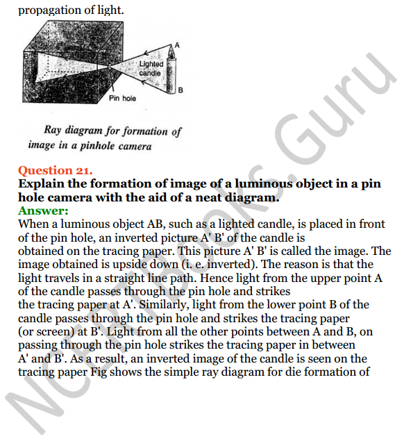 Selina Concise Physics Class 6 ICSE Solutions Chapter 5 Light 19