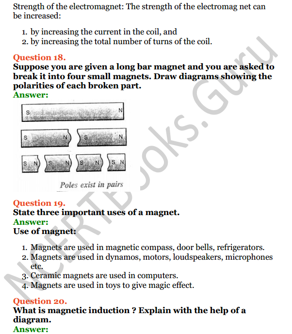 Selina Concise Physics Class 6 ICSE Solutions Chapter 6 Magnetism 10