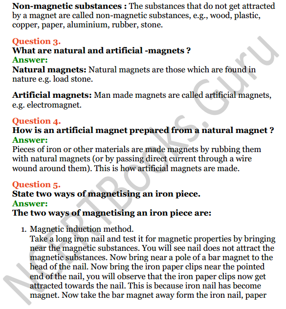 Selina Concise Physics Class 6 ICSE Solutions Chapter 6 Magnetism 4