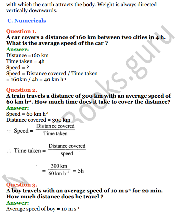 Selina Concise Physics Class 7 ICSE Solutions Chapter 2 Motion 14