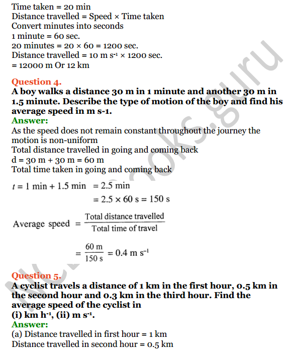 Selina Concise Physics Class 7 ICSE Solutions Chapter 2 Motion 15