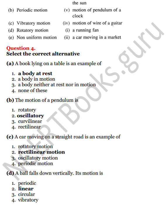 Selina Concise Physics Class 7 ICSE Solutions Chapter 2 Motion 5