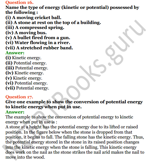 Selina Concise Physics Class 7 ICSE Solutions Chapter 3 Energy 9