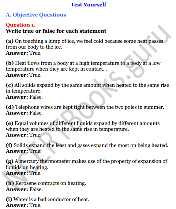Selina Concise Physics Class 7 ICSE Solutions Chapter 5 Heat 1