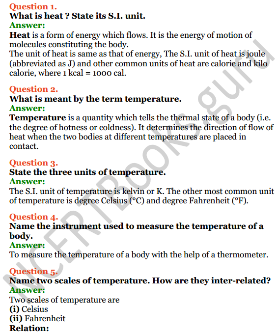 Selina Concise Physics Class 7 ICSE Solutions Chapter 5 Heat 5