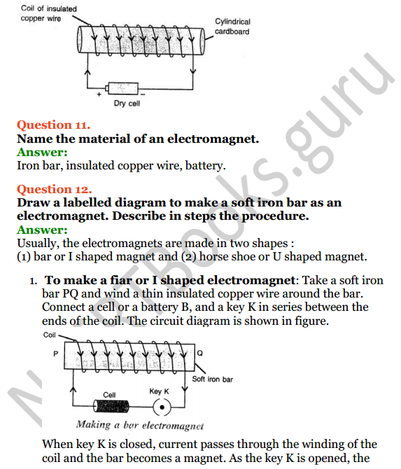 Selina Concise Physics Class 7 ICSE Solutions Chapter 7 Electricity and Magnetism 11