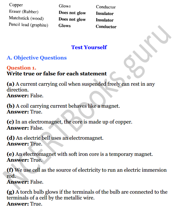 Selina Concise Physics Class 7 ICSE Solutions Chapter 7 Electricity and Magnetism 2