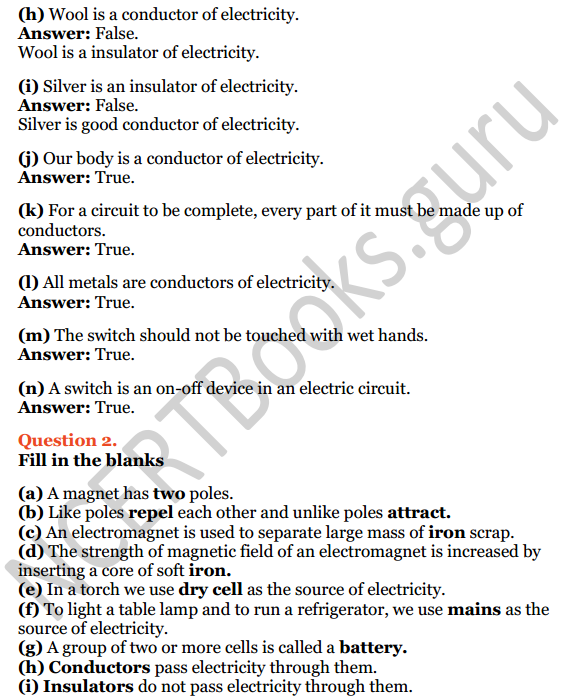 Selina Concise Physics Class 7 ICSE Solutions Chapter 7 Electricity and Magnetism 3