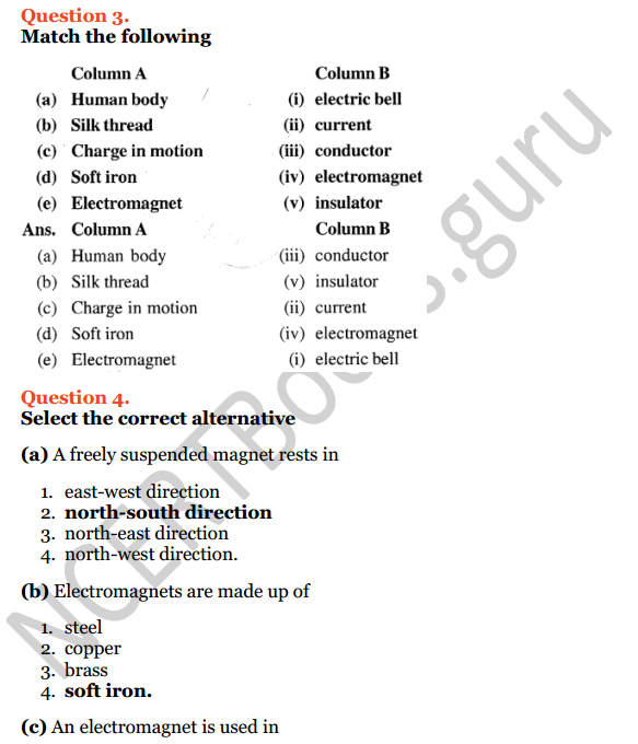 Selina Concise Physics Class 7 ICSE Solutions Chapter 7 Electricity and Magnetism 4
