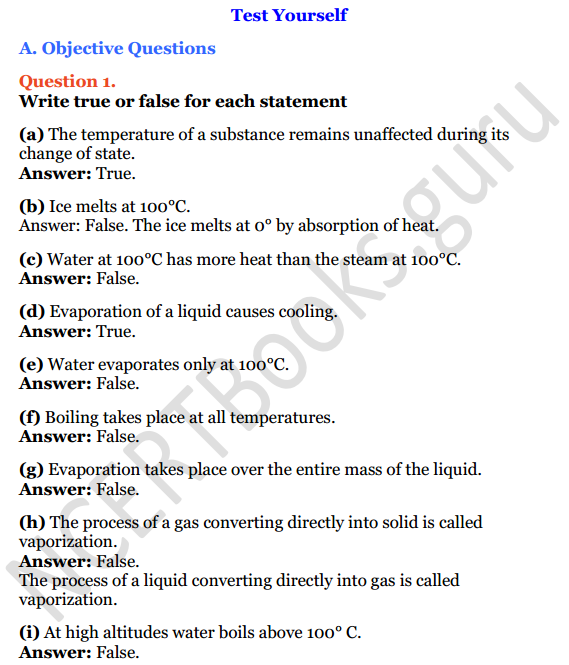 Selina Concise Physics Class 8 ICSE Solutions Chapter 1 Matter 1