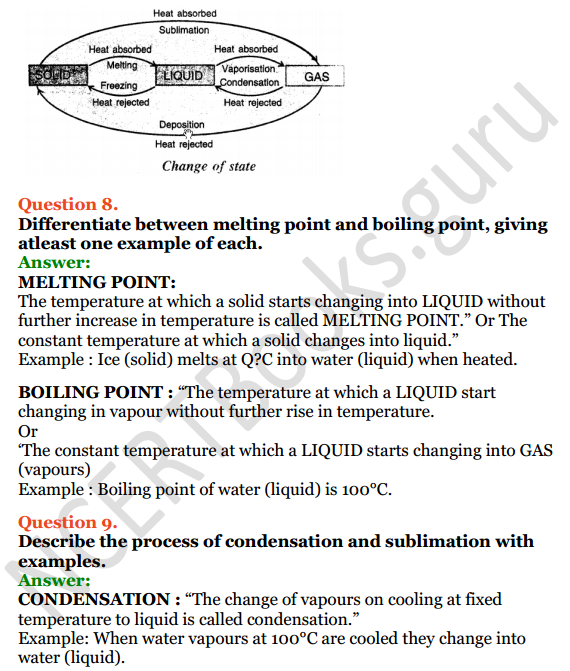 Selina Concise Physics Class 8 ICSE Solutions Chapter 1 Matter 9