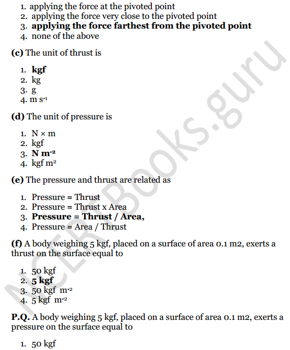 Selina Concise Physics Class 8 ICSE Solutions Chapter 3 Force and Pressure 4