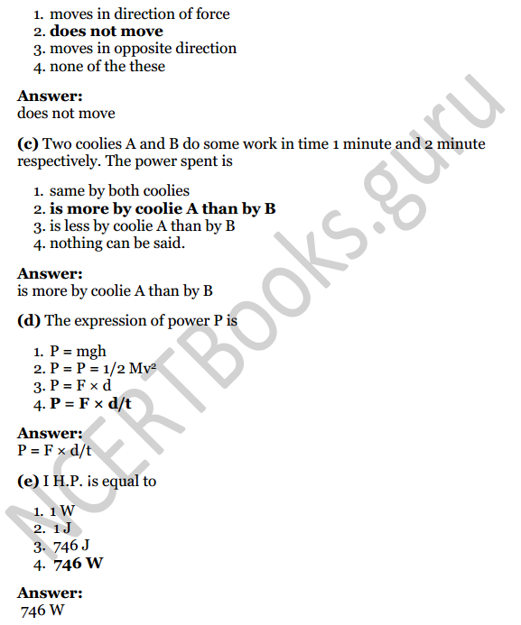 Selina Concise Physics Class 8 ICSE Solutions Chapter 4 Energy 3