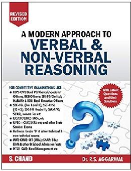 A Modern Approach to Verbal and Non-Verbal Reasoning by Dr. R.S.Aggarwal