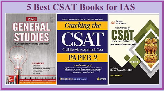 5 Best CSAT Books for IAS Prelims Exam