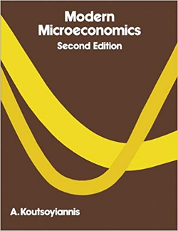 Modern Micro Economics by A. Koutsoyiannis