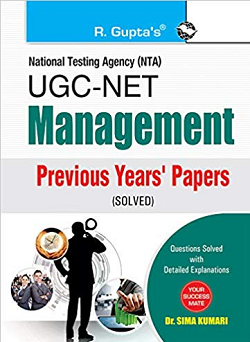 Previous year papers of UGC-NET on Management by R. Gupta's