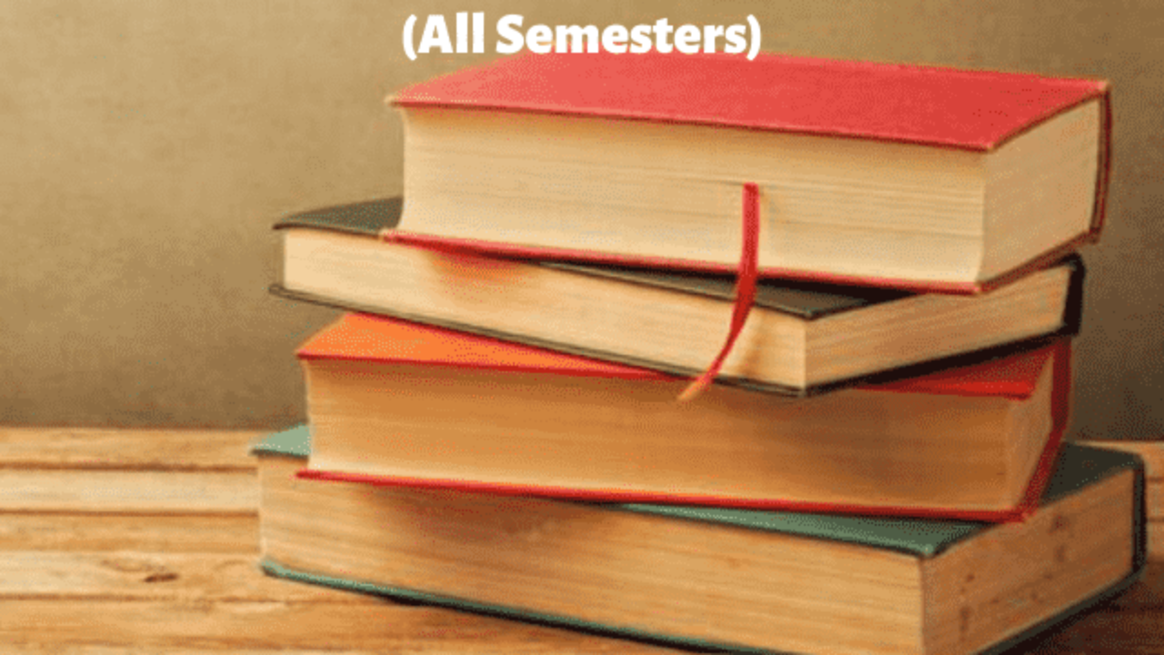 Download  Books & Notes PDF for 1st, 2nd, Final Year Semester Wise