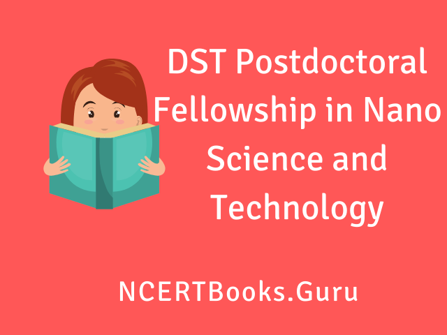 DST Postdoctoral Fellowship