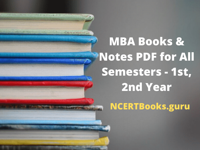 MBA Books