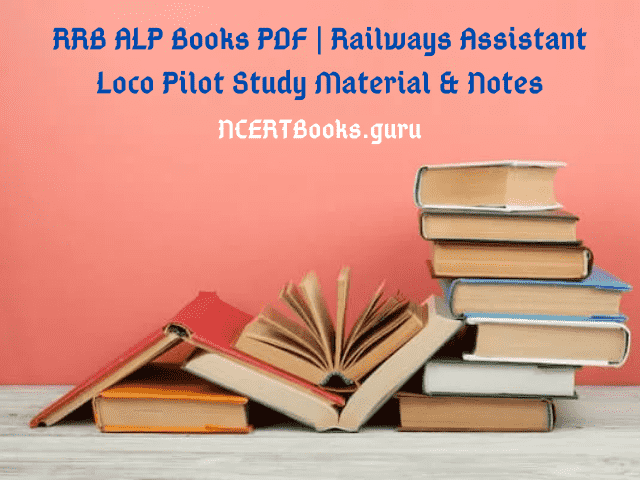 RRB ALP Books