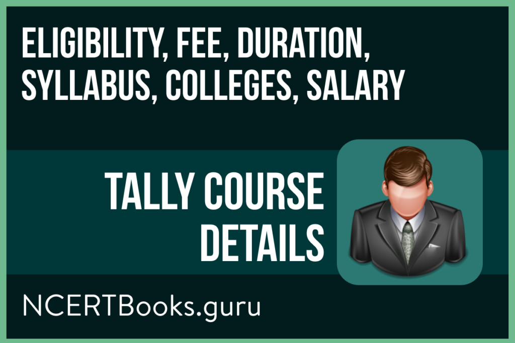 Tally Course Details