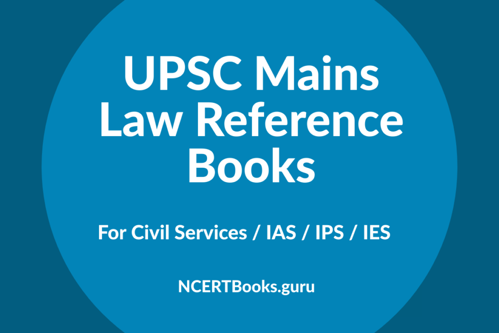 UPSC Mains Law Reference Books