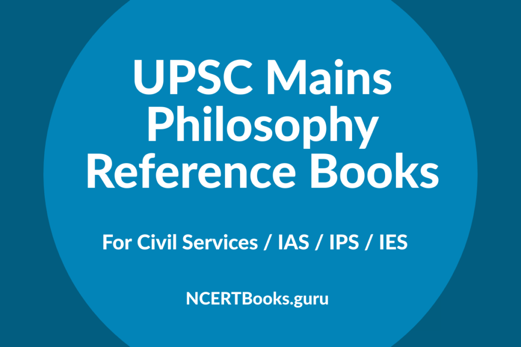 UPSC Mains Philosophy Reference Books