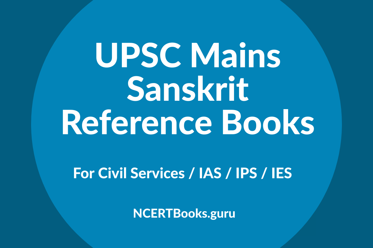 UPSC Mains Sanskrit Reference Books