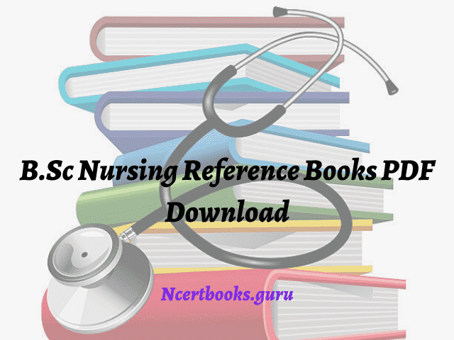 B.Sc Nursing Reference Books