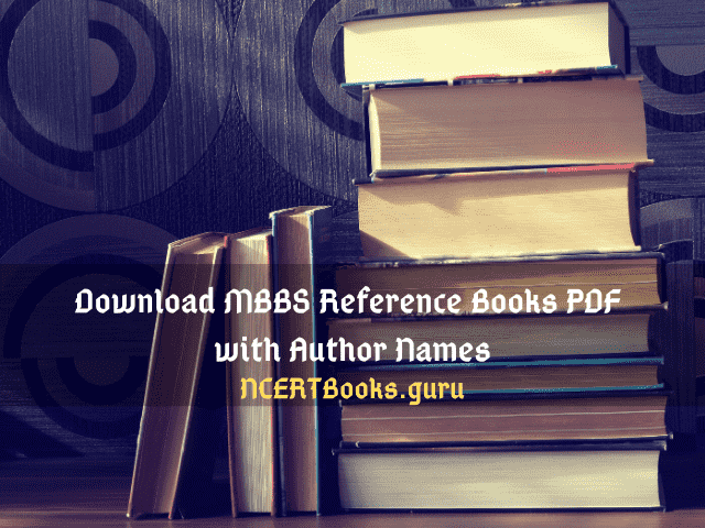 MBBS Reference Books PDF