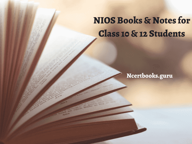 NIOS Books