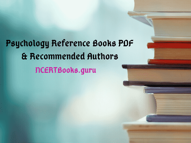 Psychology Reference Books PDF