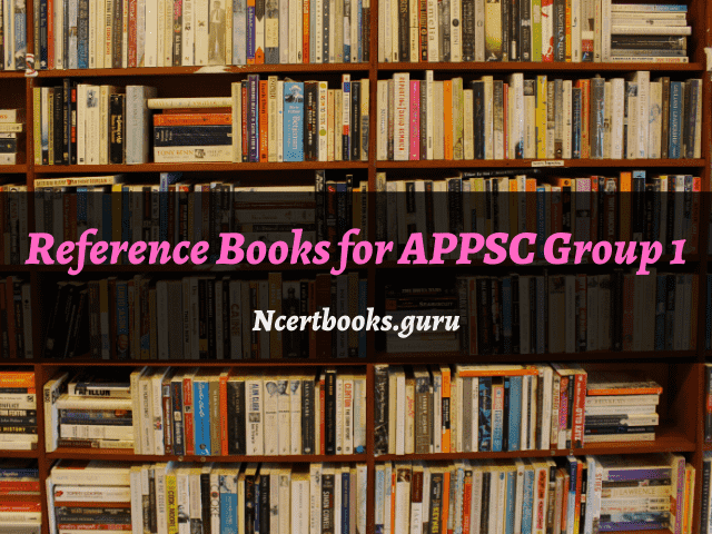 Reference Books for APPSC Group 1