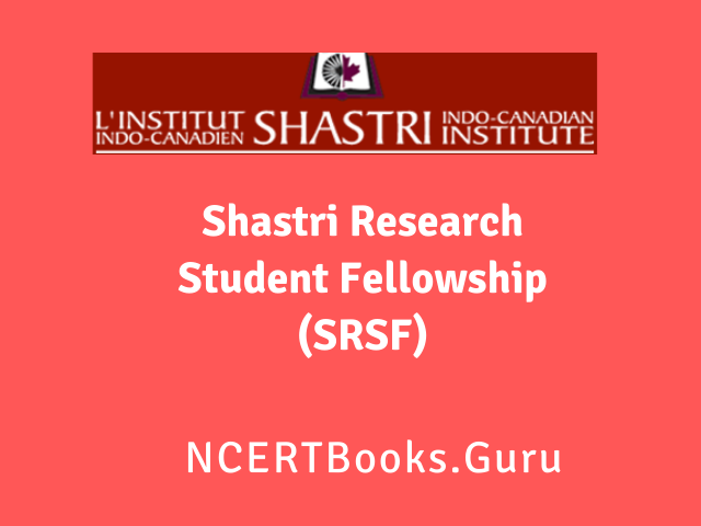 Shastri Research Student Fellowship