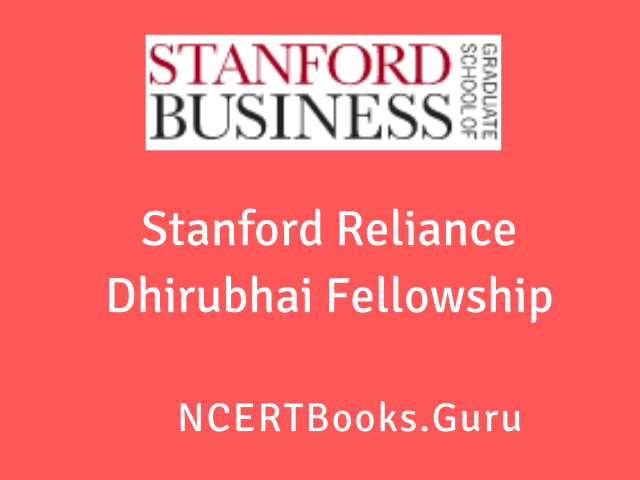 Stanford Reliance Dhirubhai Fellowship