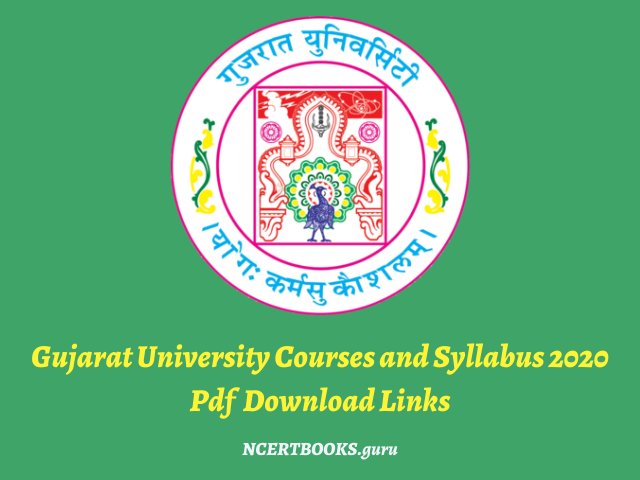 Gujarat University Courses and Syllabus
