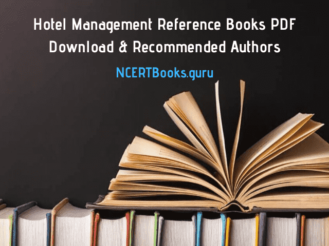 Hotel Management Reference Books