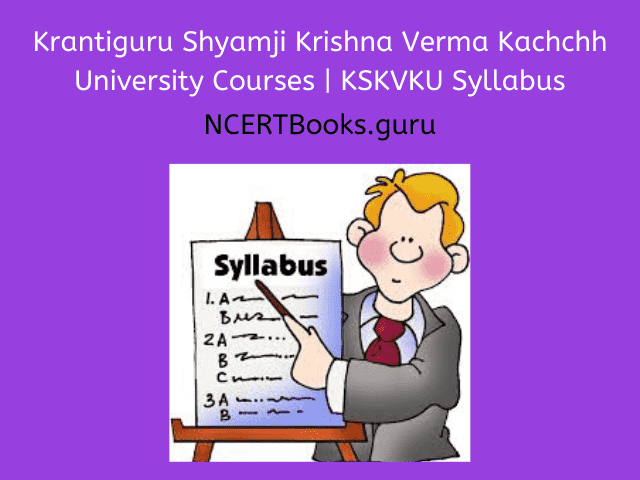 Krantiguru Shyamji Krishna Verma Kachchh University