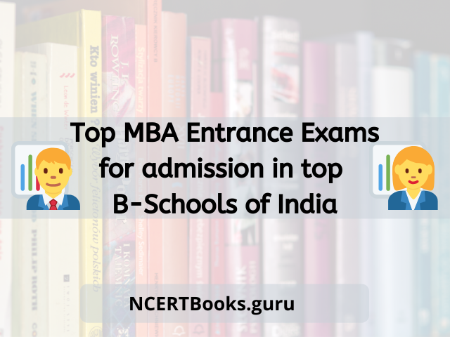 MBA Entrance Exams in India