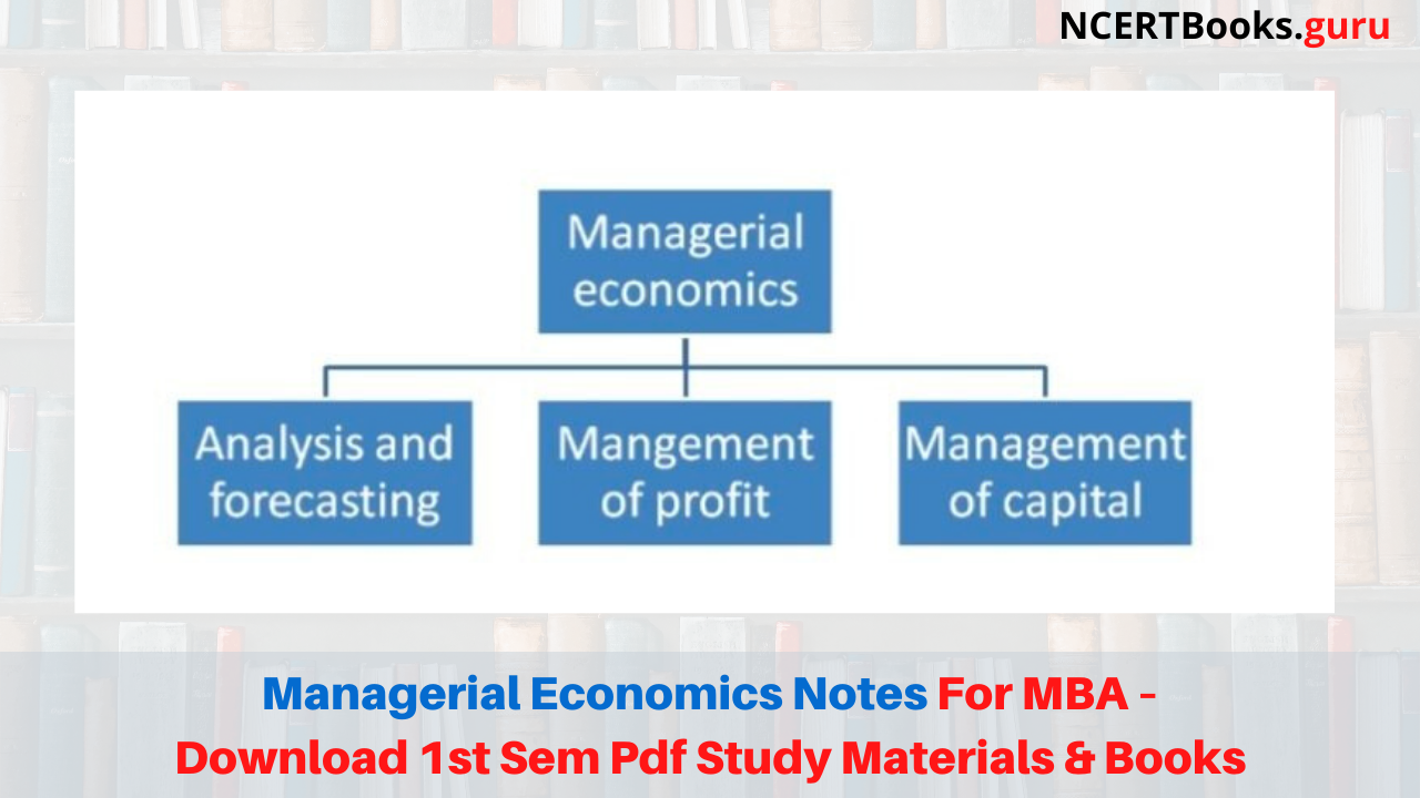 Managerial Economics Notes