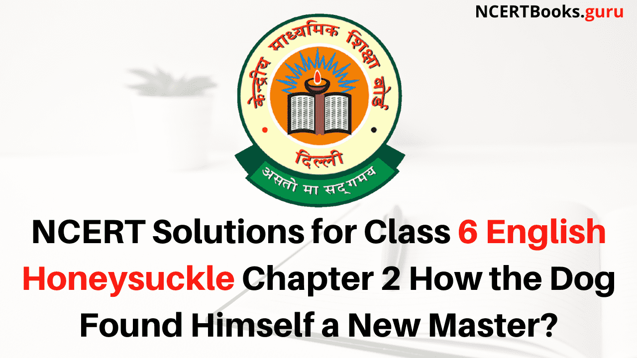 NCERT Solutions for Class 6 English Honeysuckle Chapter 2 How the Dog Found Himself a New Master