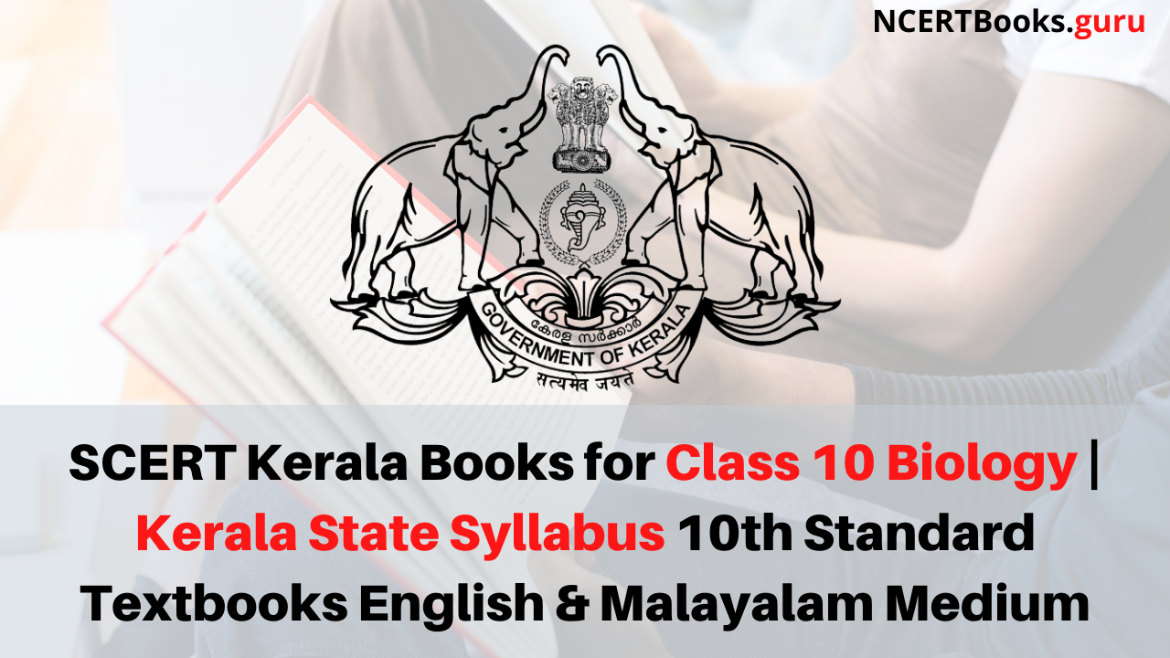 SCERT Kerala Books for Class 10 Biology
